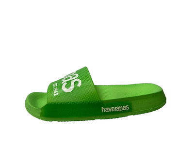 HAVAIANAS Slide Junior Sandale Grün UK 2/3 EU 35/36 US 3/4Y