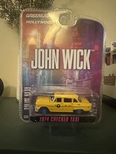 ‘74 CHECKER TAXI CAB JOHN WICK BLUE MACHINE CHASE CAR HOLLYWOOD GREENLIGHT