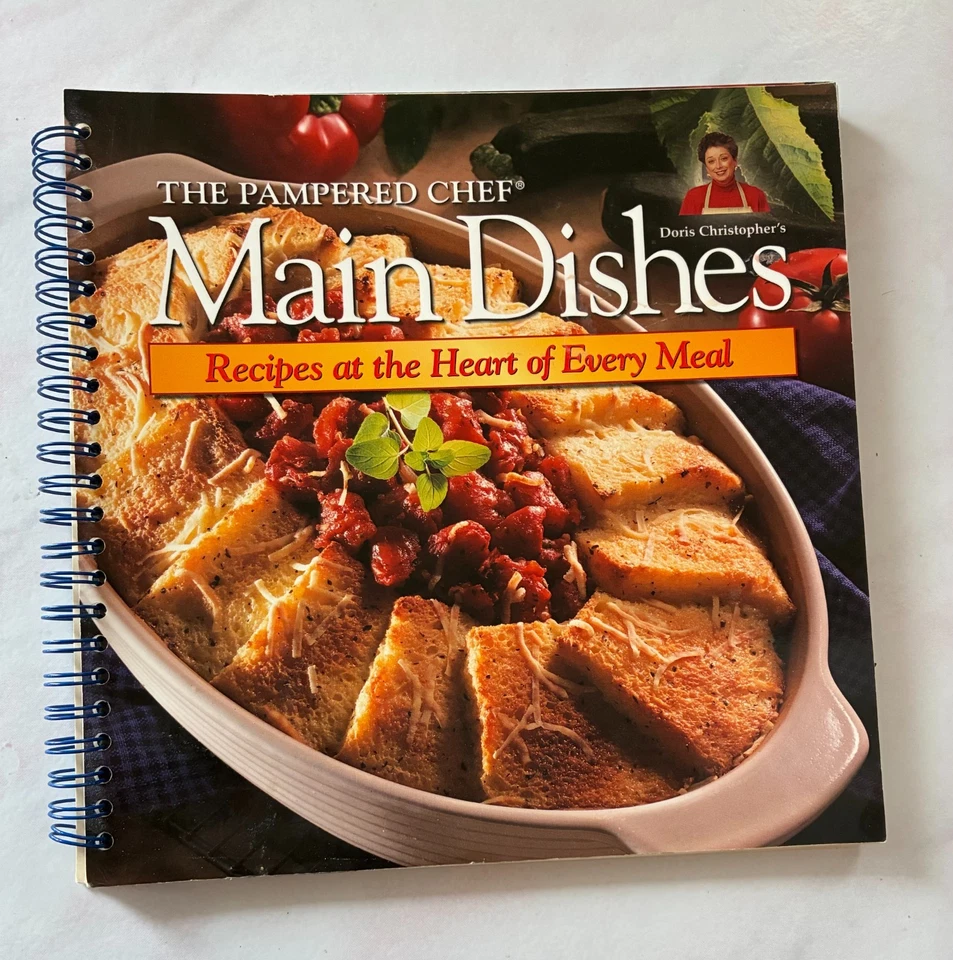 MAIN DISHES Cook Book PAMPERED CHEF SOUPS SANDWICHES PASTA SEAFOOD POTLUCKS Food - Image 2 of 4