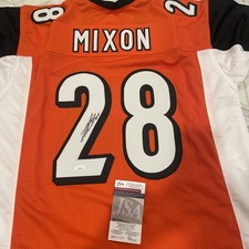 Joe Mixon Autographed Jersey Cincinnati Bengals, JSA Certified