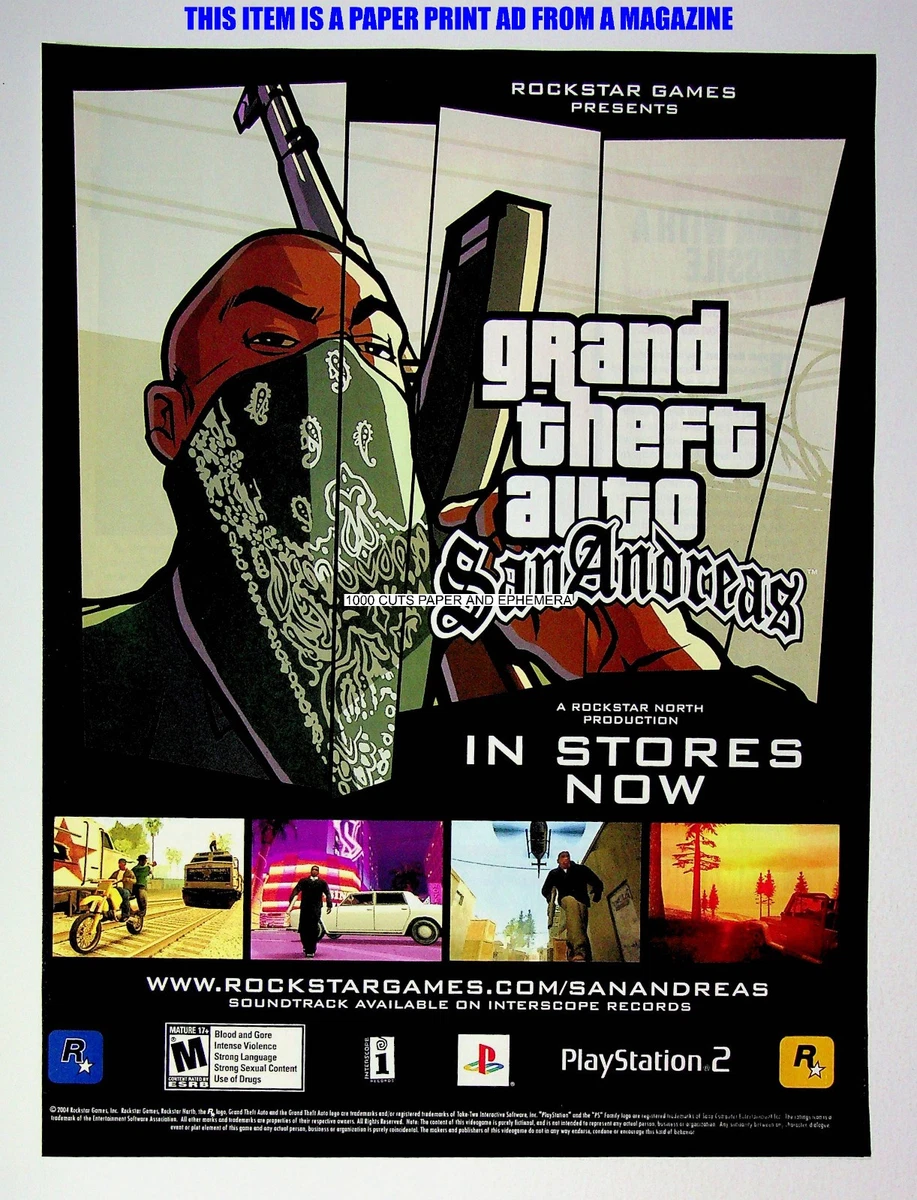 GRAND THEFT AUTO SAN ANDREAS SPECIAL EDITION (COMPLETE IN BOX) (usagé GRAND THEFT AUTO SAN ANDREAS SPECIAL EDITION (COMPLETE IN BOX) (usagé
