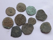 Lot of 10 Uncleaned Ancient Roman Coins.