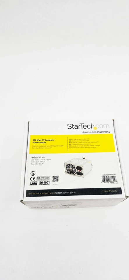StarTech PS2PWER230 230 Watt Replacement PC Computer PS2 AT Power Supply - Image 2 of 4