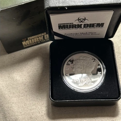 ZOMBUCKS PROOF SILVER SERIES - “Murk Diem” .999 Silver Proof #5