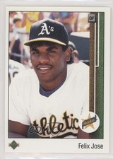 1989 Upper Deck Star Rookie Felix Jose #22 gx1