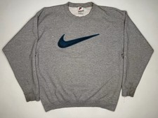 Vintage Nike Crewneck Classic Athletics Big Swoosh Made In USA Swestshirt M