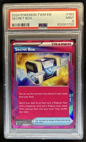 2024 Pokemon Twilight Masquerade Secret Box #163/167 PSA 9