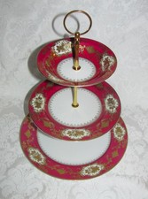 Custom Three Tier Cake Stand Made With Vintage Plates Tea Party