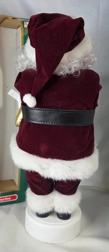 Trim A Home Santa Claus Figurine With Movement Candle Light Animated In Box 18" - Image 4 of 4