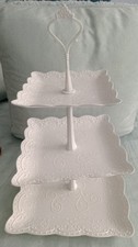 3 Tier Cake Stand - Afternoon Tea - Plastic - Brand New In Box