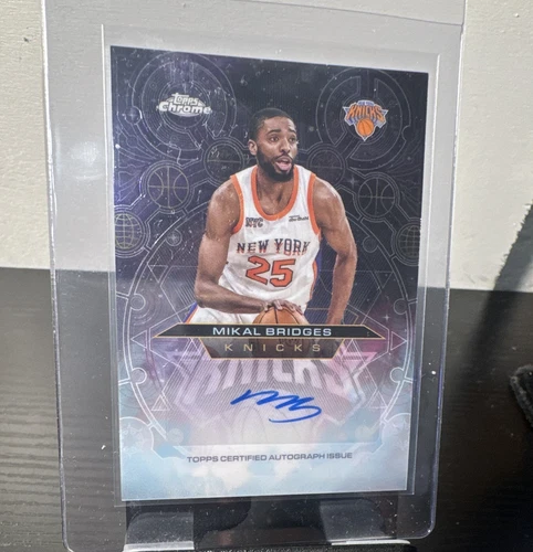 2025 Topps Chrome Mikal Bridges Base (RAW)