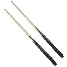 2Pcs 48Cm Short Pool Cue Stick for Kids, Lightweight Billiard Cue for Mini