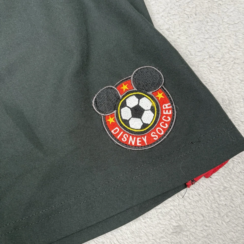 Pantalones Cortos De Colección Walt Disney World Para Hombre Medianos Parques Negros Fútbol Correr 5" Foto 3 de 4