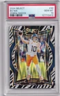 2024 Select Bo Nix Concourse SP RC Zebra Prizm #30 Broncos PSA 10