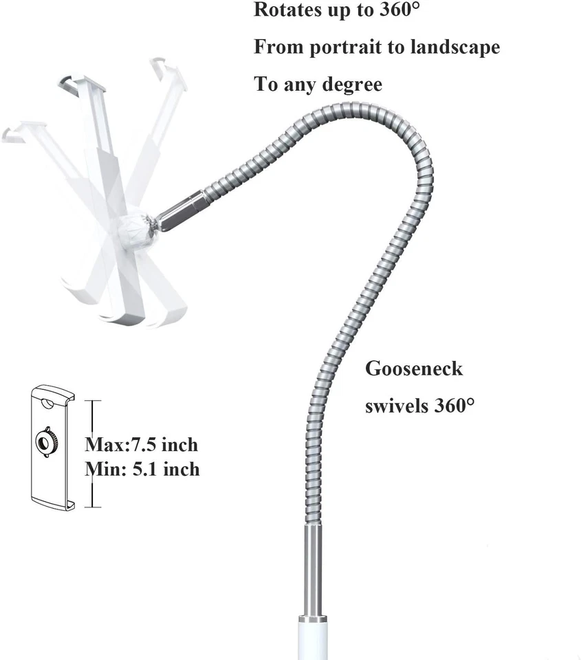 Ergonomic Tablet Holder - Adjustable - Image 4 of 4