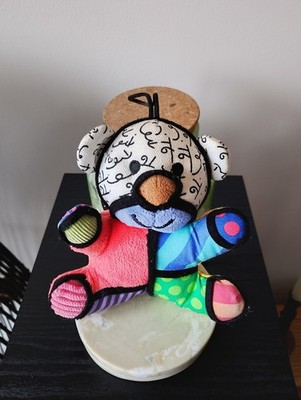 Romero Britto: 5 Zoll festlicher Teddybär Plüsch (2011)