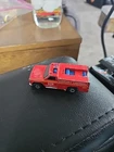1974 HOT WHEELS Emergency Unit #50 First Aid Fire Truck Hong Kong Mattel Vintage