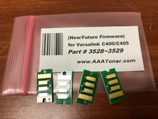 4 Toner Chip " 3528 - 3529 " for Xerox VersaLink C400, C405 Printer Refill
