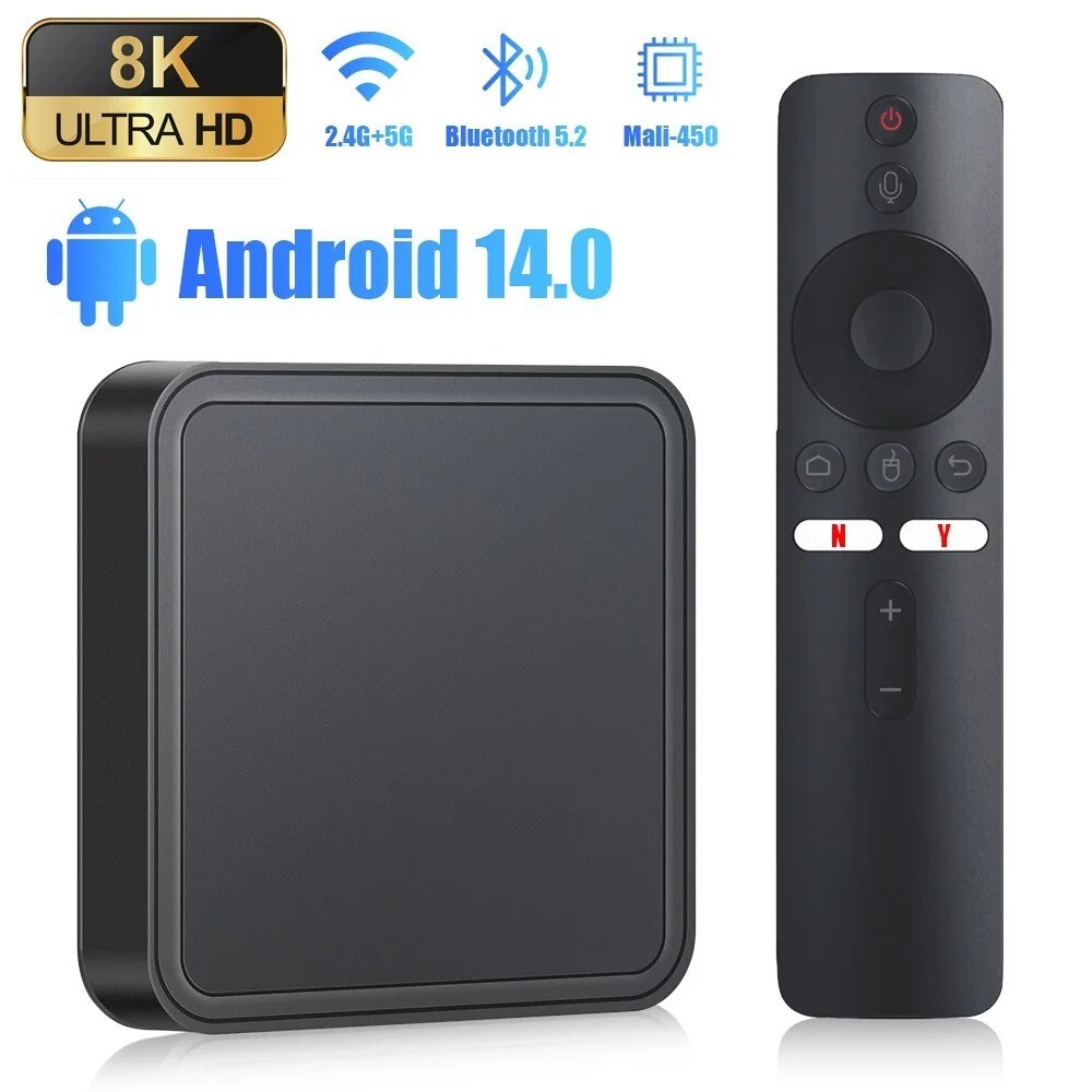 Box TV98 PRO RL Android 14 décodeur 16G pour moderniser votre télé