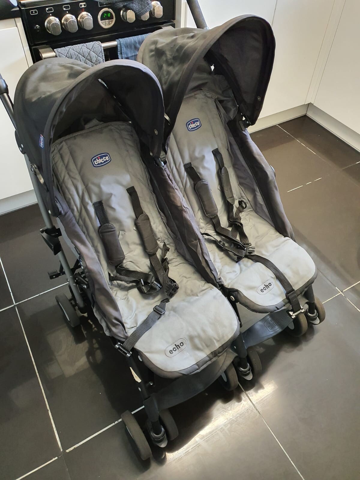 chicco echo twin stroller garnet