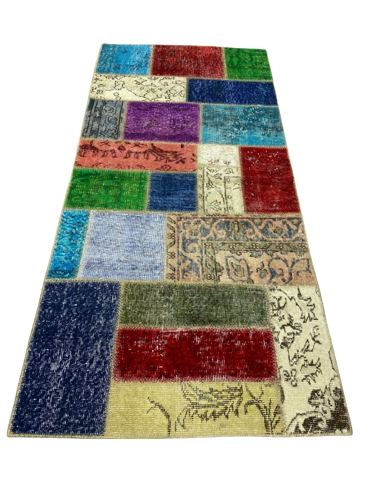 Multicolor Oriental Antique Runners