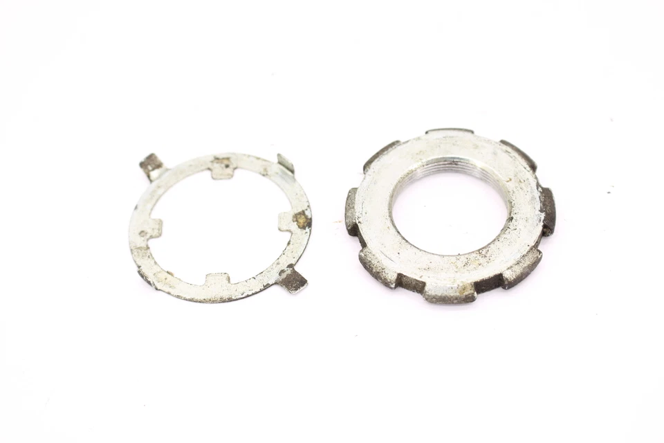 2004 HONDA CBR1000RR FORKS CLAMP LOWER TRIPLE TREE STEM UPPER NUT SET 90302-425- - Image 3 of 4