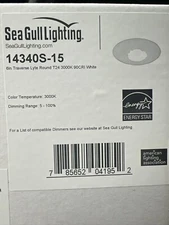 Lot Of 4 Sea Gull Lighting 14340S-15  Recessed Downlight 120 V LED Light 3000k
