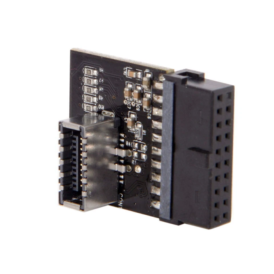 Front Panel Socket USB 3.1 to USB 3.0 20Pin Header Male Extension Adapter - Image 2 of 4