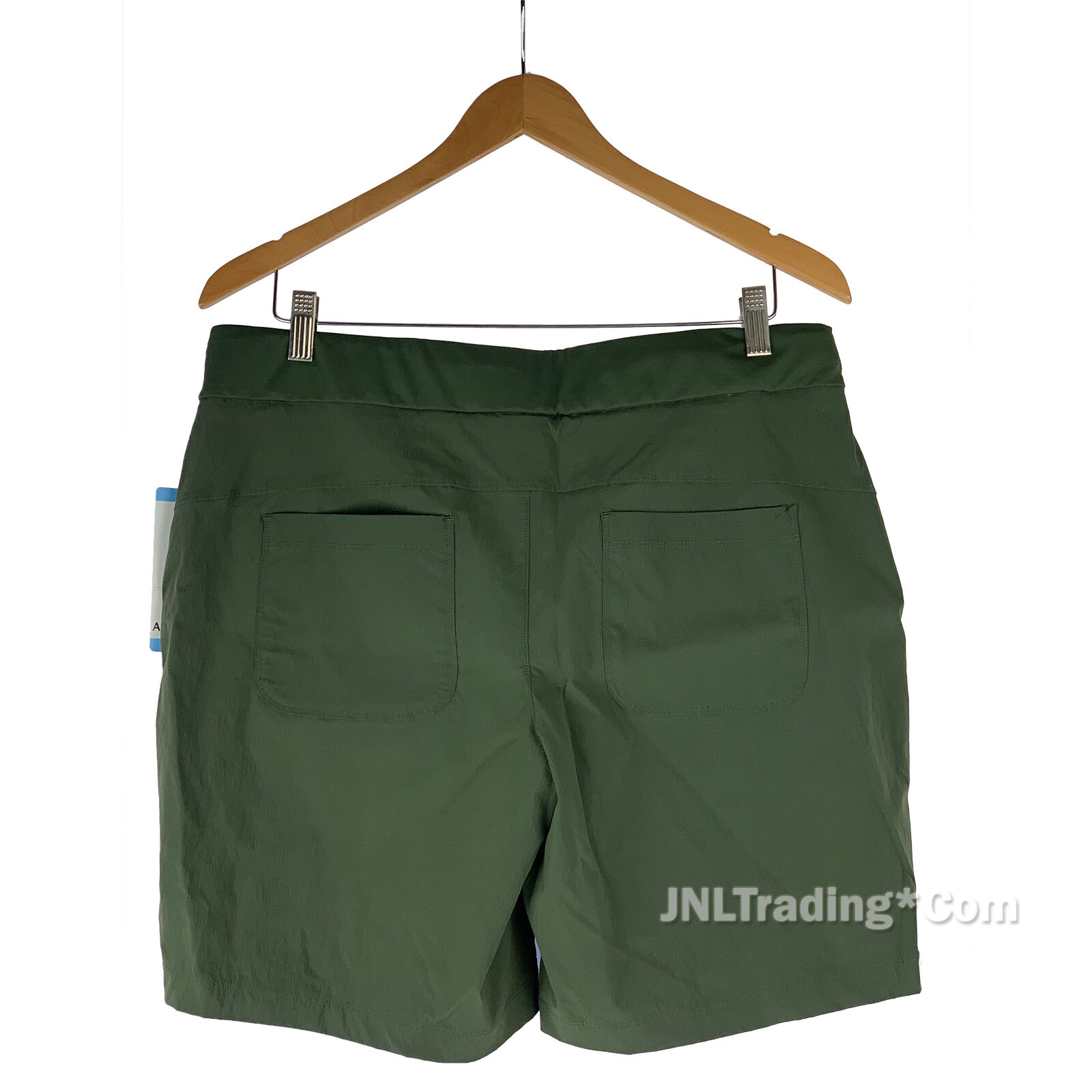 NWT Active Life Women's Stretch Short with Zip Welt Side Pocket Black/Olive 59 eBay