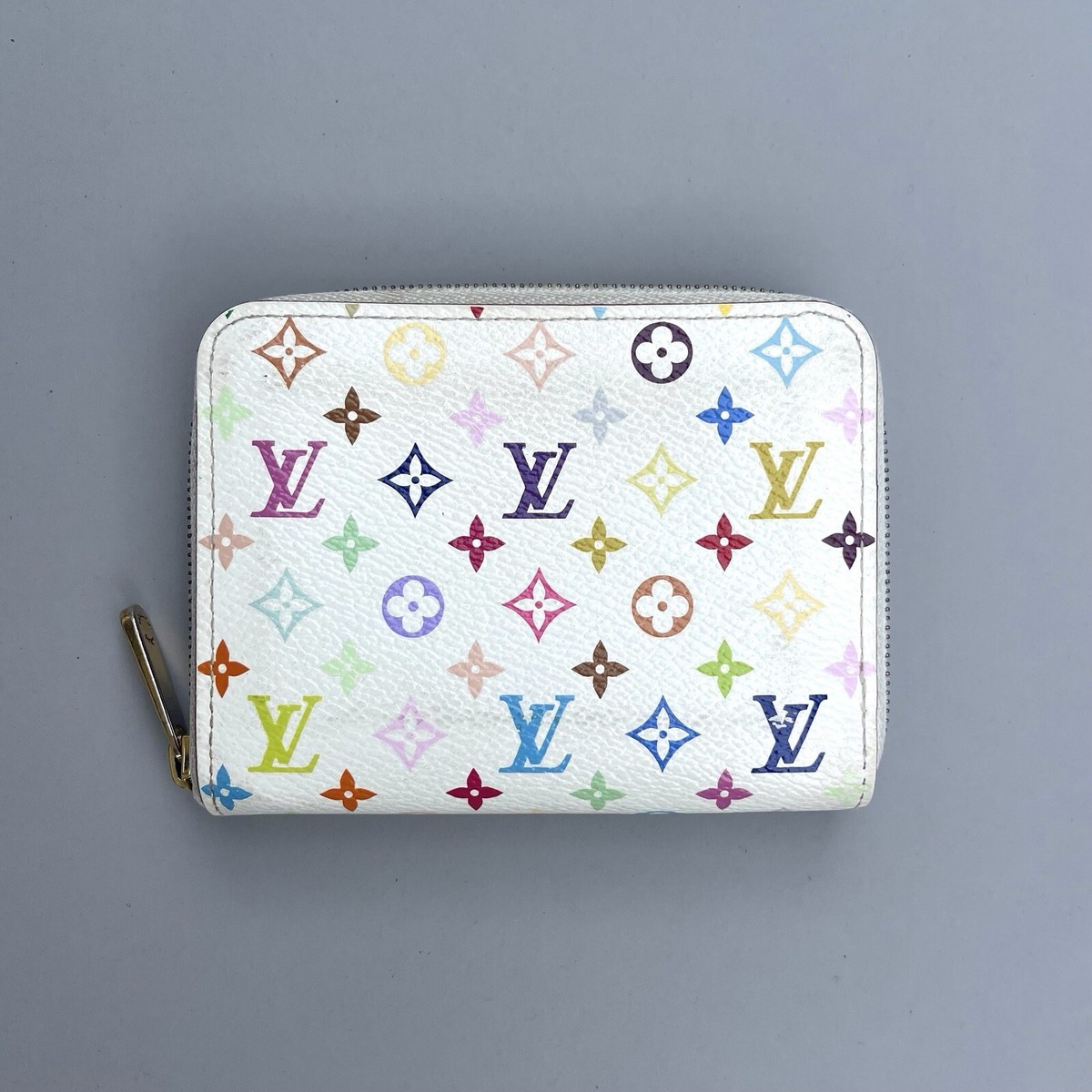 Louis Vuitton Takashi Murakami White Multicolor Coin Card Louis Vuitton Takashi Murakami White Multicolor Coin Card