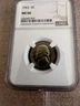 Uncirculated Jefferson Nickel 1963 5C Graded By NGC MS 66