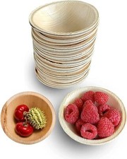 Disposable Palm Leaf Plates Round Disposable Biodegradable Party Catering Dinner