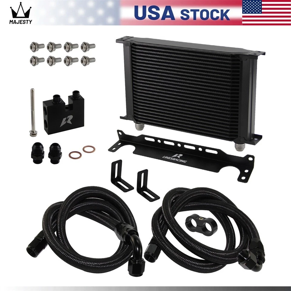 25 Row Oil Cooler Kit For BMW 3 Series N54 135 135i E82 335 335i E90 E92 E93 Foto 4 de 4
