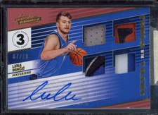 2018-19 Absolute Memorabilia Luka Doncic Tools of the Trade RC Auto /10 Level 3