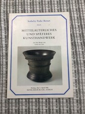 Loews ten Cate, Medieval & Later Metalwork Sotheby?s Catalogue. 1981. German/Eng