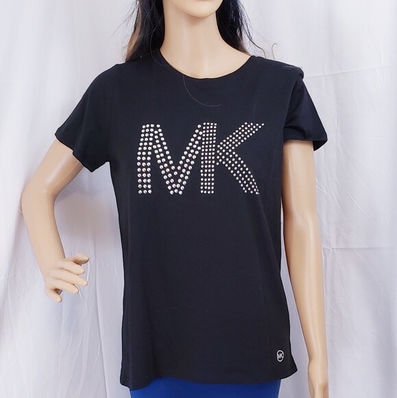 michael kors t shirt womens silver