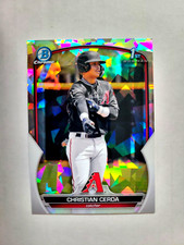 Christian Cerda 2023 Bowman Chrome Atomic Refractor BCP-56 1st Bowman Dbacks