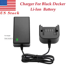 Charger for Black & Decker 20V Li-ion Battery LST220 LB20 LBX20 LBXR20 LBX4020