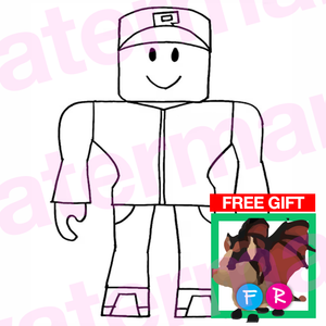My hand-drawn Coloring page + FREE FR Bat Dragon Adopt Me ...