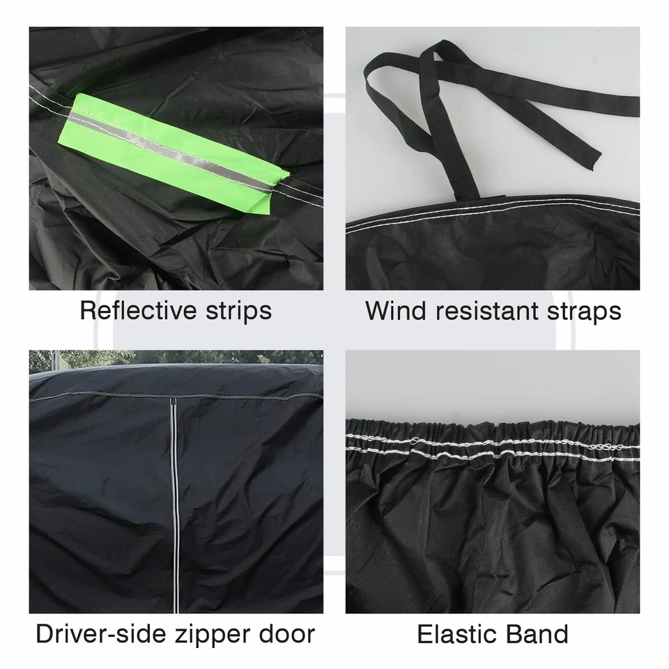 For Chevrolet Camaro Full Car Cover Rain Snow UV Dust Resistant Protection USA - Imagem 4 de 4