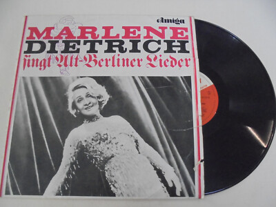 Marlene Dietrich singt Alt Berliner Lieder.   LP