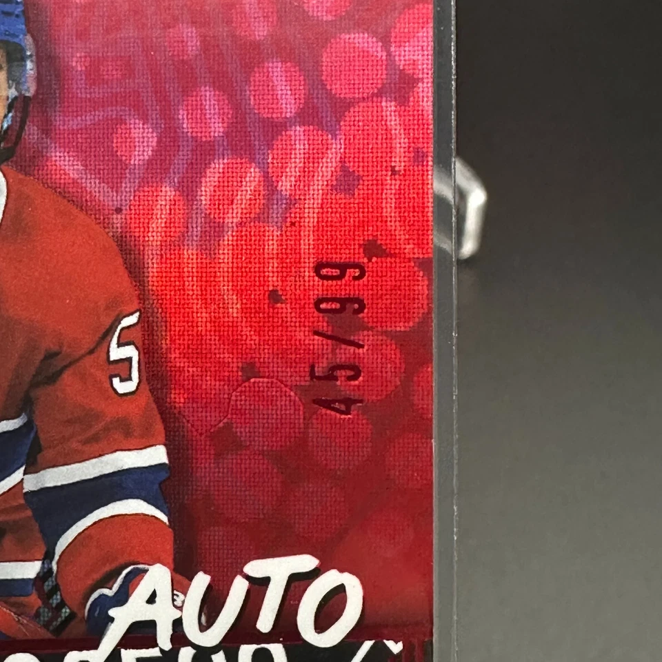 2023-24 UD Credentials SEAN FARRELL #DTAA-SF Debut Ticket Access AUTO Red RC /99 - Image 2 of 4