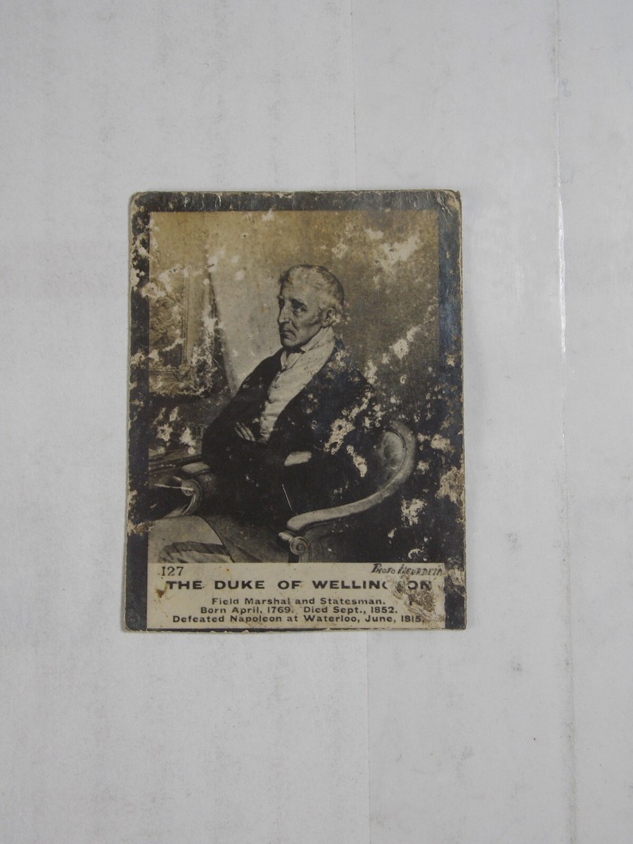 Ogdens Guinea Gold Cigarette Card The Duke of Wellington #127 Early 1900's