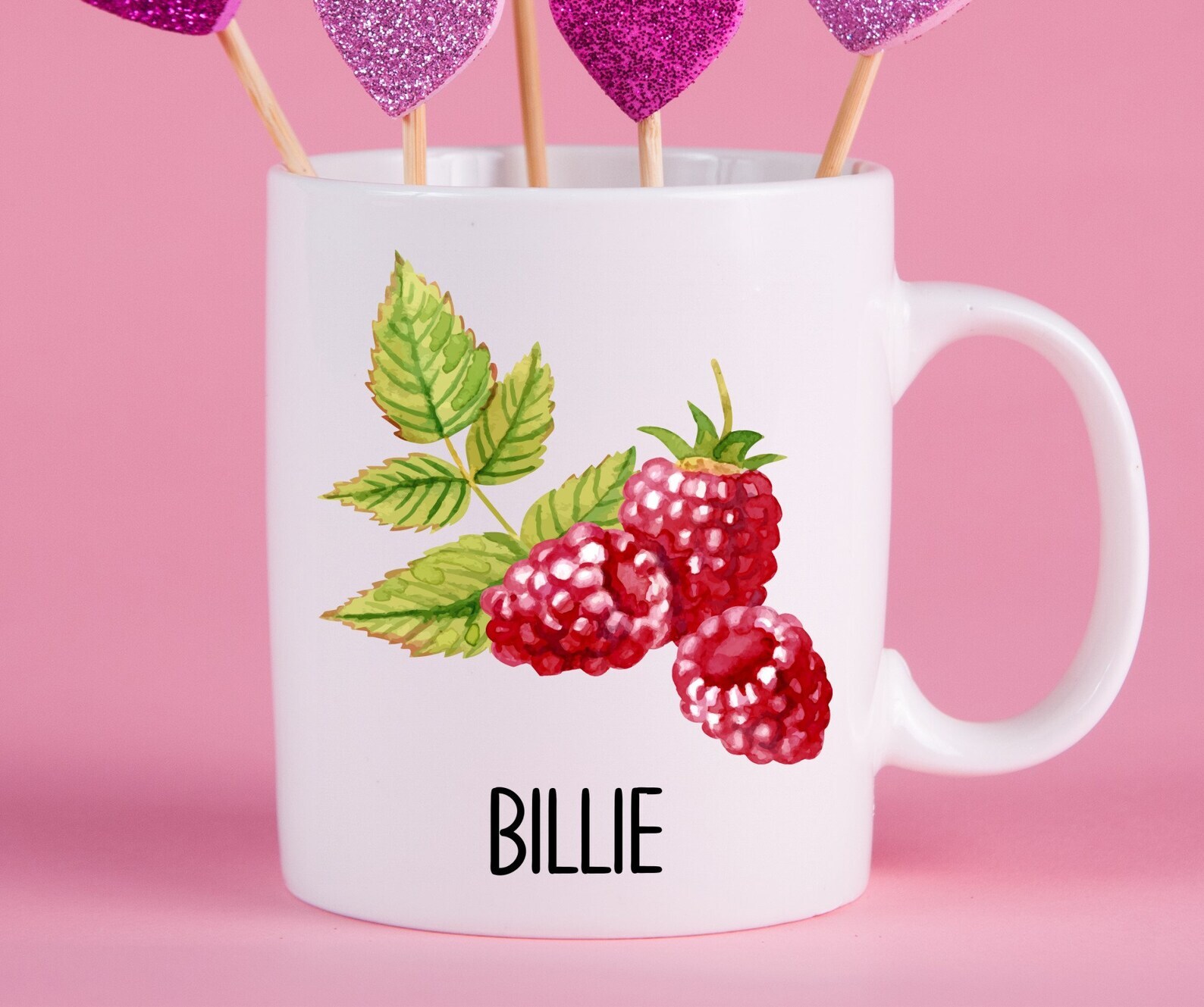 Personalized Raspberry Mug Raspberry Gift Ideas Raspberry Cup Gifts For