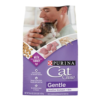 Purina Cat Chow High Protein Dry Cat Food, Complete, 6.3 lb. Bag