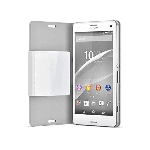 FUNDA ORIGINAL SONY XPERIA Z3 COMPACTA ESTILO SCR26 ESTILO VENTANA | BLANCA Foto 2 de 4