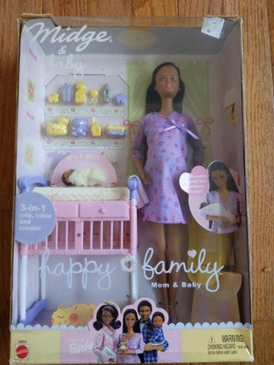 midge and baby barbie