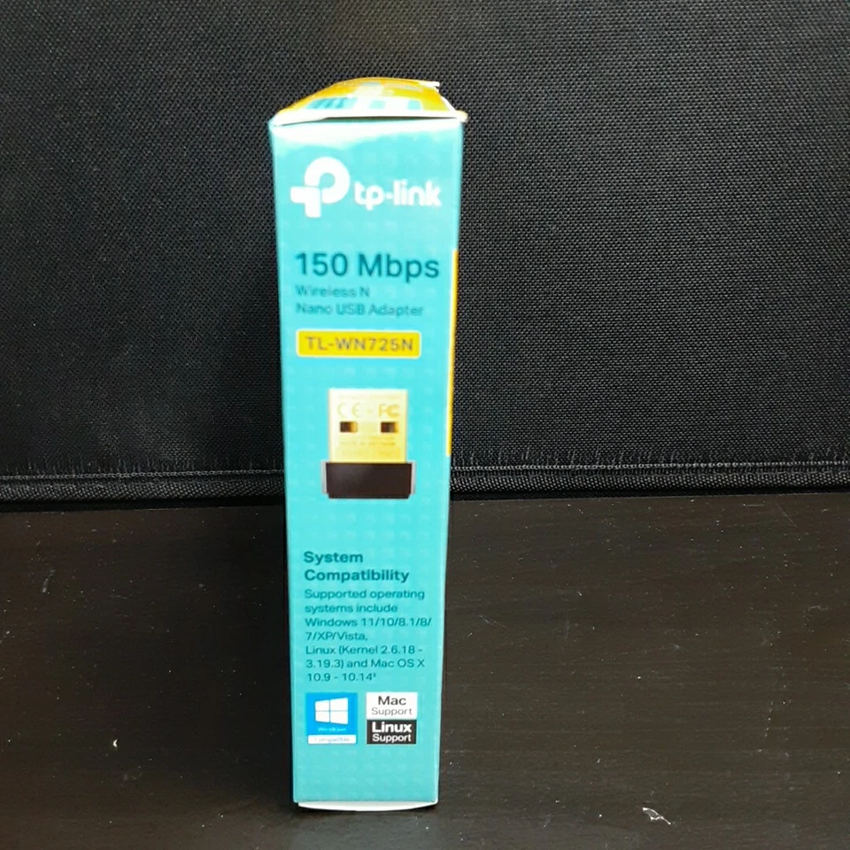 TP-Link TL-WN725N N150 150Mbps Wireless Nano USB 2.0 WiFi Network Adapter Dongle - Image 3 of 4