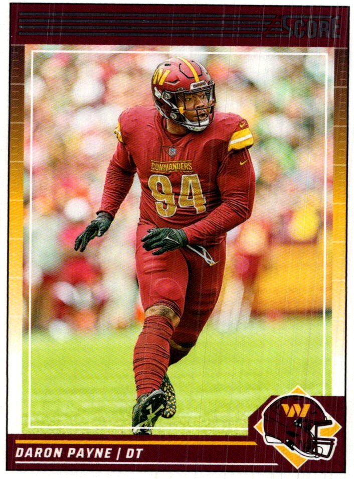 2024 Score Daron Payne #281 for sale | eBay