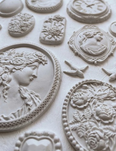 Iron Orchid Design Cameos IOD Decor Mould
